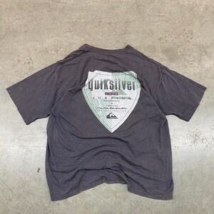 Quiksilver Y2K, faded and distressed, with a unique, worn-in look surf